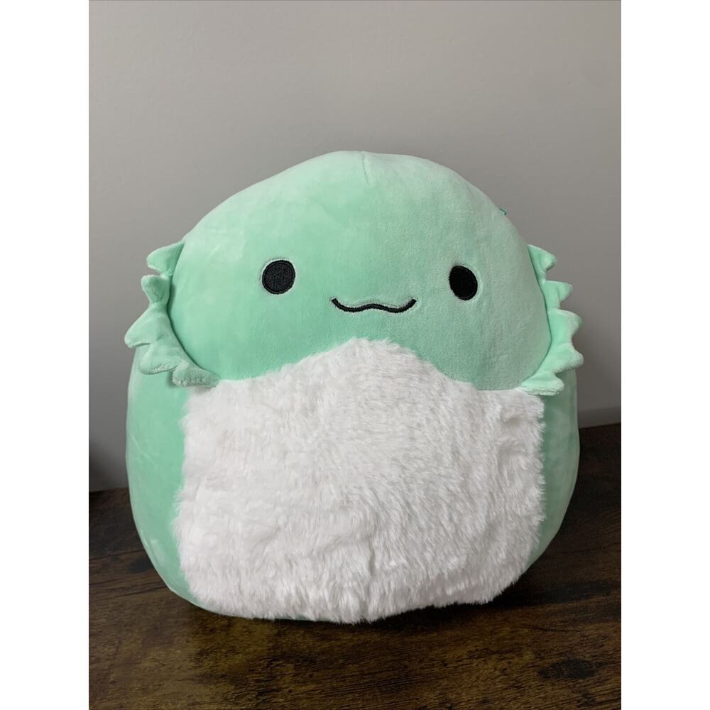 Squishmallow Abe The Bearded Dragon 11”Blue Green Teal Target Kellytoy‎ 0419